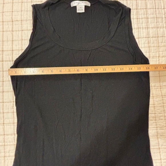 August Silk Classic Black Sleeveless Top - Picture 4 of 5